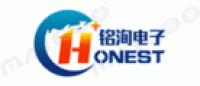 铭洵电子HONEST品牌logo