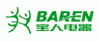 宝人电器BAREN品牌logo