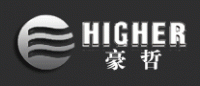 豪哲HIGHER品牌logo