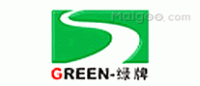 绿牌百叶窗GREEN品牌logo
