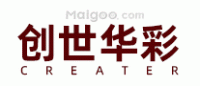 创世华彩CREATER品牌logo