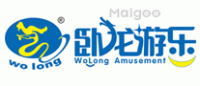 卧龙游乐wolong品牌logo