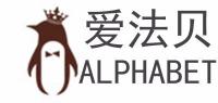 爱法贝ALPHABET品牌logo