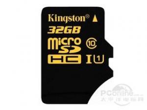 金士顿 micro SDHC卡  Class10 UHS-I 土豪金 (32GB)