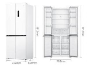 米家冰箱分储鲜十字436L超薄平嵌(BCD-436WMBI)